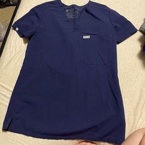 Navy figs Caterina scrub top XXS